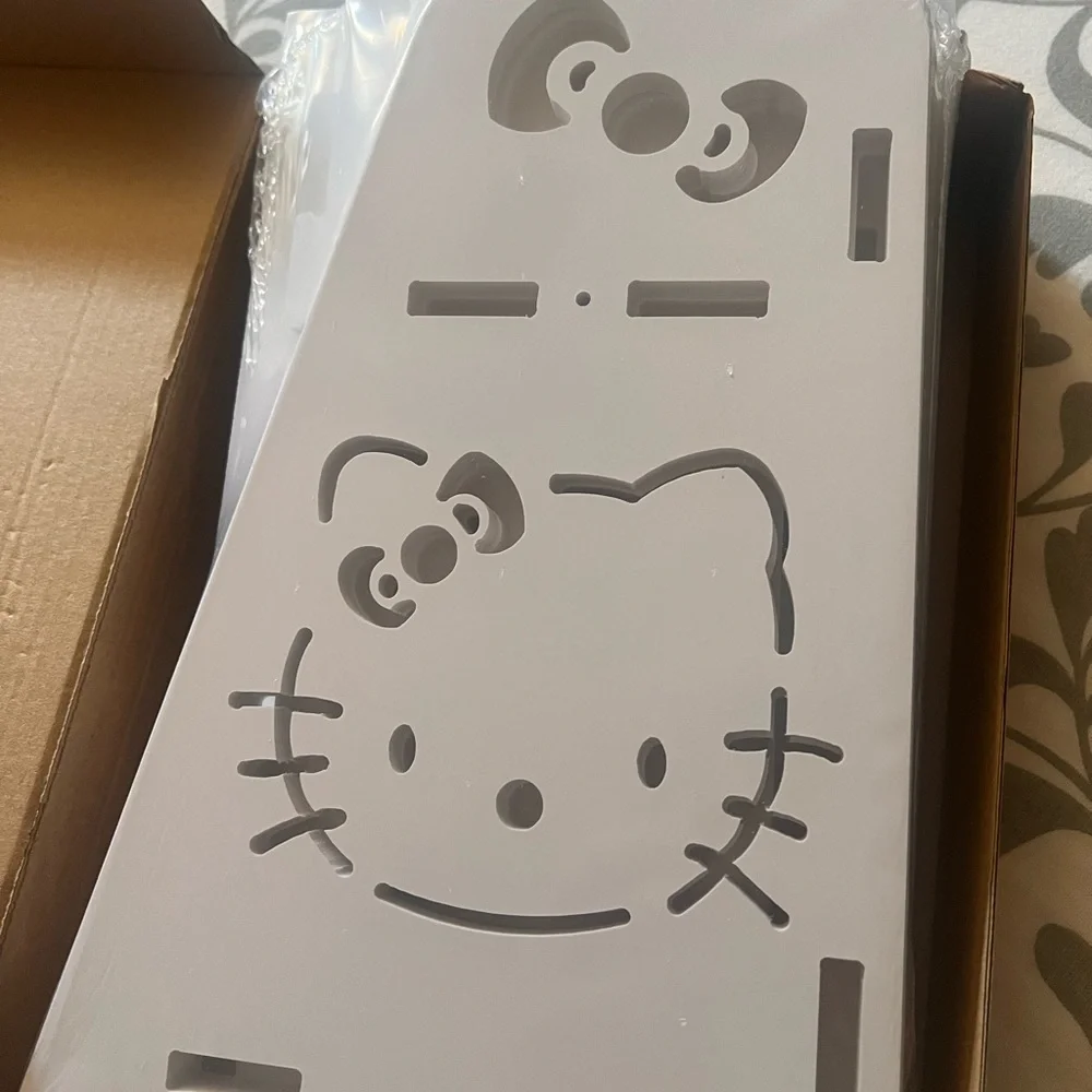 Brand new white hello kitty shelf